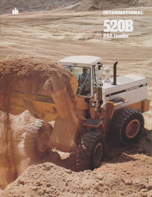 Cargadoras de ruedas International Harvester 520B