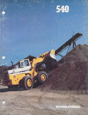 Cargadoras de ruedas International Harvester 540