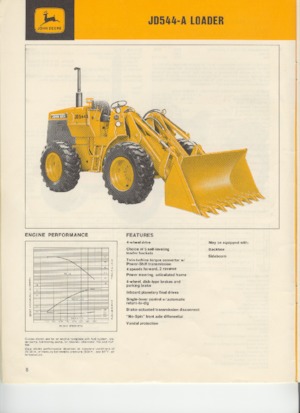 Cargadoras de ruedas John Deere Construction 544 A