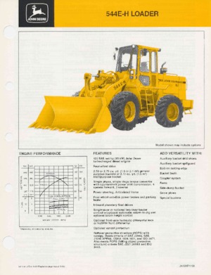 Cargadoras de ruedas John Deere Construction 544 E-H