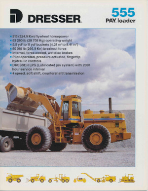 Cargadoras de ruedas International Harvester 555