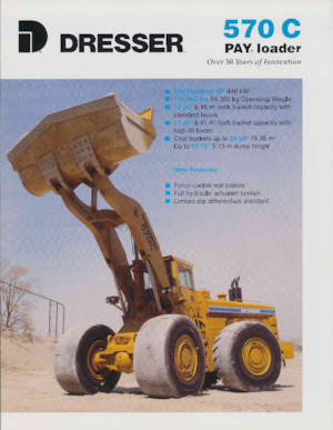 Cargadoras de ruedas Dresser 570 C