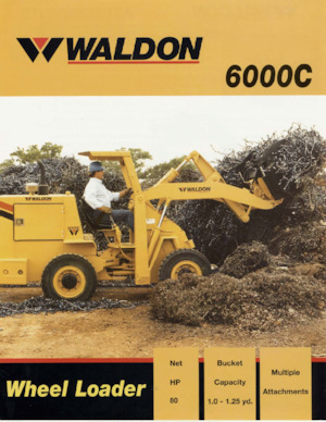 Cargadoras de ruedas Waldon 6000C