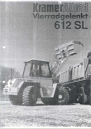 Cargadoras de ruedas Kramer 612 SL
