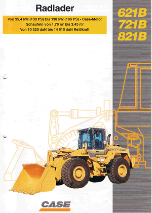 Cargadoras de ruedas Case 721 B