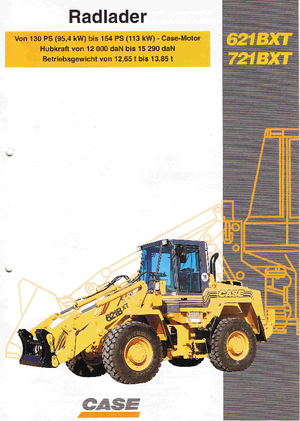 Cargadoras de ruedas Case 721 B XT