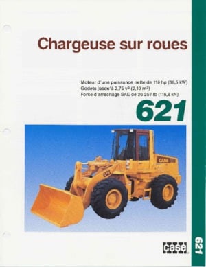 Cargadoras de ruedas Case 621 