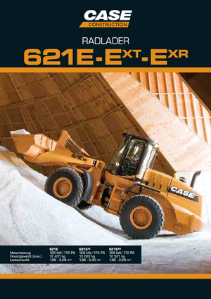 Cargadoras de ruedas Case 621 E