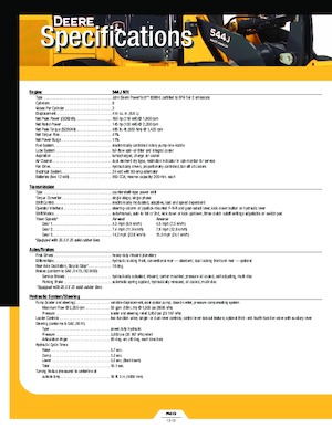Cargadoras de ruedas John Deere Construction 624 J WH