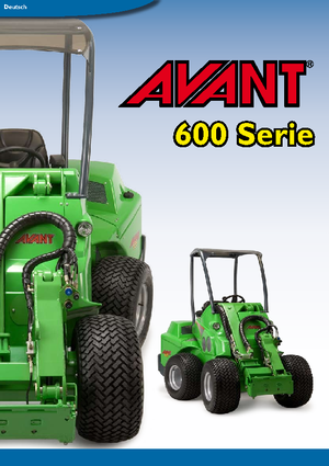 Cargadoras de ruedas Avant Tecno Avant 635