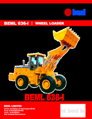Cargadoras de ruedas Beml 636-I