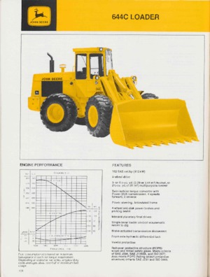 Cargadoras de ruedas John Deere Construction 644 C