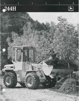 Cargadoras de ruedas John Deere Construction 244 E