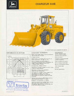 Cargadoras de ruedas John Deere Construction 644 E