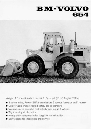 Cargadoras de ruedas Volvo 654