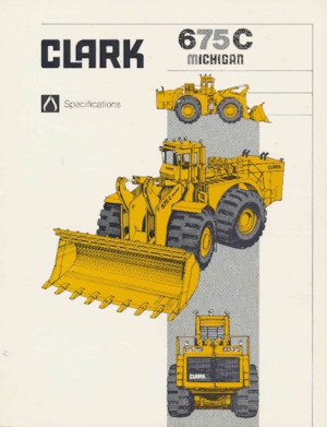 Cargadoras de ruedas Clark Michigan 675C