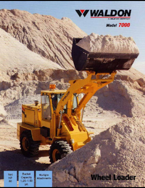 Cargadoras de ruedas Waldon 7000