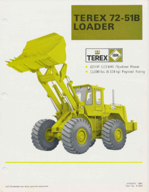 Cargadoras de ruedas Terex 72-51 B