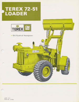 Cargadoras de ruedas Terex 72-51
