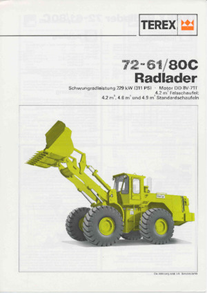 Cargadoras de ruedas Terex 72-61/80 C
