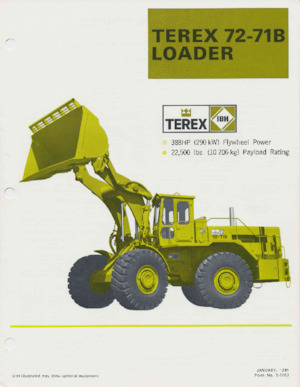 Cargadoras de ruedas Terex 72-71 B