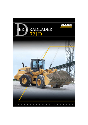 Cargadoras de ruedas Case 721 D