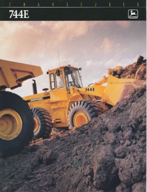 Cargadoras de ruedas John Deere Construction 744 E