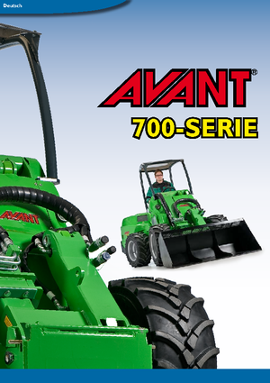 Cargadoras de ruedas Avant Tecno Avant 750