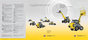 Cargadoras de ruedas Kramer 750 T