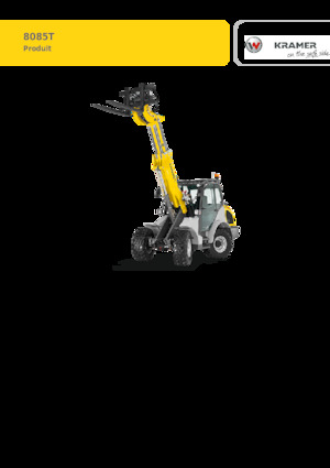 Cargadoras de ruedas Kramer 8085T