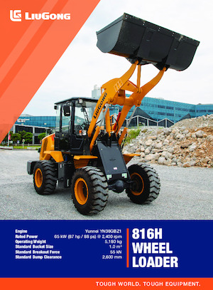 Cargadoras de ruedas Liugong 816H