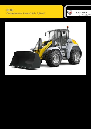 Cargadoras de ruedas Kramer 8180