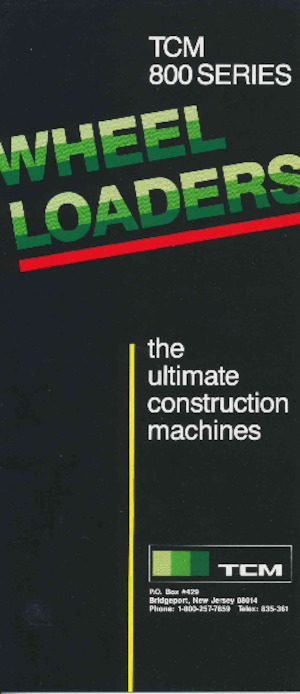 Cargadoras de ruedas TCM 840