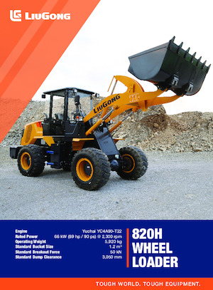 Cargadoras de ruedas Liugong 820H