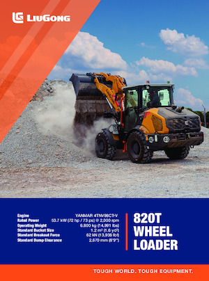 Cargadoras de ruedas Liugong 820T
