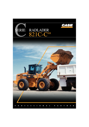 Cargadoras de ruedas Case 821 C