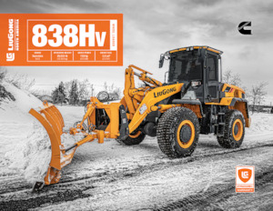 Cargadoras de ruedas Liugong 838HV