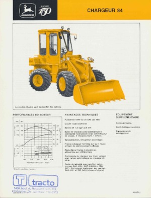 Cargadoras de ruedas John Deere Construction 84