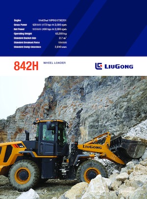 Cargadoras de ruedas Liugong 842H