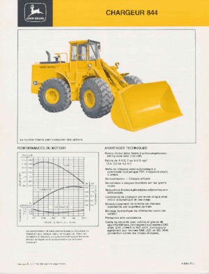 Cargadoras de ruedas John Deere Construction 844