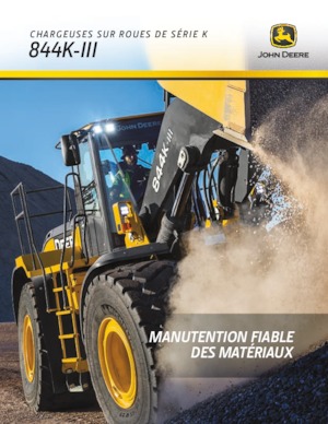 Cargadoras de ruedas John Deere Construction 844K-III