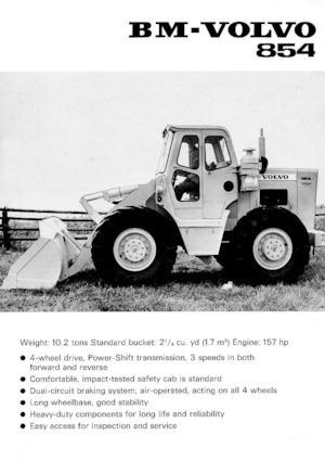 Cargadoras de ruedas Volvo 854