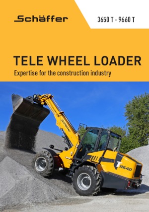 Cargadoras de ruedas Schäffer 3650 T SLT