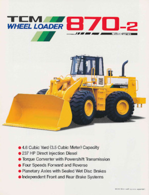 Cargadoras de ruedas TCM 870-2