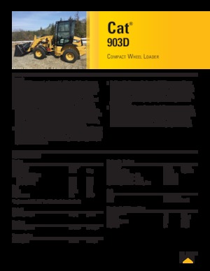Cargadoras de ruedas Caterpillar 903D