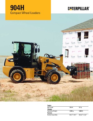 Cargadoras de ruedas Caterpillar 904 H