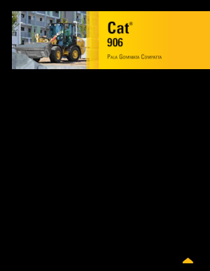 Cargadoras de ruedas Caterpillar 906