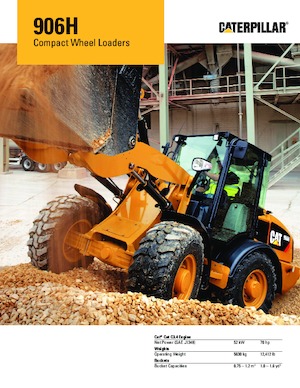 Cargadoras de ruedas Caterpillar 906 H