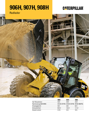 Cargadoras de ruedas Caterpillar 907H