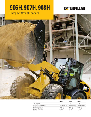 Cargadoras de ruedas Caterpillar 906H